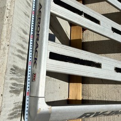 アルミ製ルーフラック　キズありますの画像