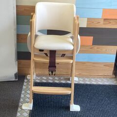 店頭引き渡し 中古 KATOJI カトージ 木製ハイチェア 子供用チェア 家具の画像