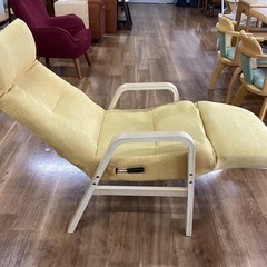 リラックスチェア（リクライニング機能付き）【町田市再生家具】252483の画像