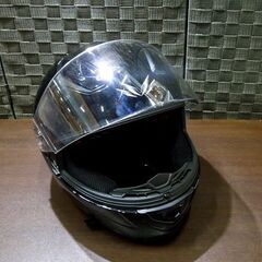 MOTORHEAD フルフェイスヘルメット MH52-202-A2401 58-59cm（フリーサイズ）メタリックブラック モーターヘッド 2りんかん 札幌市 新道東店の画像