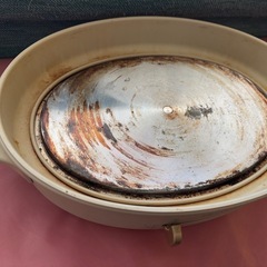 【12/5までに引き取り可能な方】BRUNOオーバルホットプレート（グレージュ）　たこやきプレート　深鍋プレート　平面プレートの画像