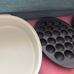 【12/5までに引き取り可能な方】BRUNOオーバルホットプレート（グレージュ）　たこやきプレート　深鍋プレート　平面プレートの画像