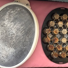 【12/5までに引き取り可能な方】BRUNOオーバルホットプレート（グレージュ）　たこやきプレート　深鍋プレート　平面プレートの画像