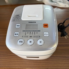 YAMAZEN(山善) YJB-300-S(シルバー) マイコン炊飯器 3合 の画像