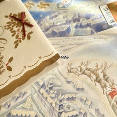 クリスマスカード　４枚　無料の画像