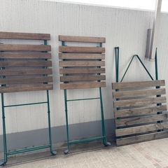 IKEA テルノー 屋外用 テーブル 椅子セットの画像