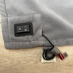 電気ブランケット(USBタイプ)グレーの画像
