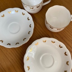 ヴィンテージ 森英恵　カップソーサー2客セットの画像