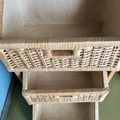 カラーボックス(カゴ付き)の画像