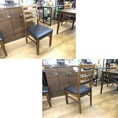 ダイニングセット 幅130cm ブラウン 木目調 食卓 食卓テーブル テーブル 椅子×2脚 ベンチ 4点セット 長谷川産業 ニトリ 札幌市厚別区 厚別店の画像