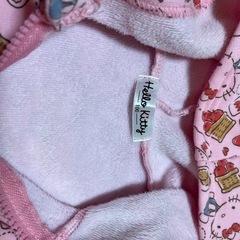 ハローキティ　裏起毛パーカー100サイズの画像