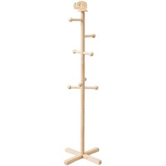 【木製・美品】子供用⭐︎ポールハンガーの画像