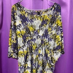 大きめ　トップス　伸縮性があり着やすい　シワができにくく旅行に便利の画像