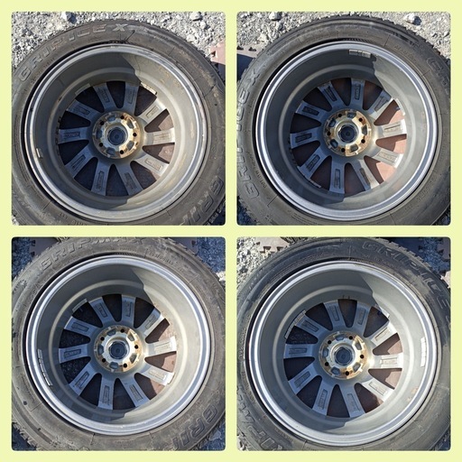 [八6577]  GRIP MAX  2021年製  スタッドレスタイヤ  アルミ4本セット 195/60 R16