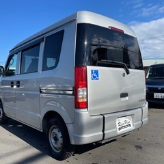 総額29.8万円 スズキ エブリィワゴン 車いす移動車 車検8年11月 9万キロ台 ★スローパー車 ★リモコン付き★の画像