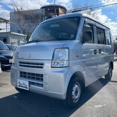 総額29.8万円 スズキ エブリィワゴン 車いす移動車 車検8年11月 9万キロ台 ★スローパー車 ★リモコン付き★の画像