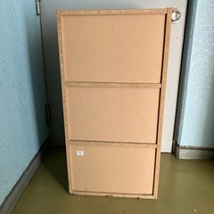 カラーボックス(カゴ付き)の画像