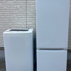 福岡市配送設置無料　大きめ179L冷蔵庫、洗濯機セット