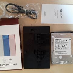 外付けHDD　1TB　（ケース新品）③の画像