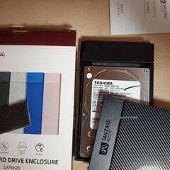 外付けHDD　1TB　（ケース新品）③の画像