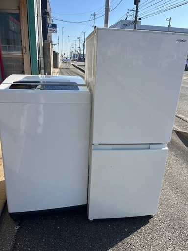 福岡市配送設置無料　大きめ152L冷蔵庫、洗濯機セット
