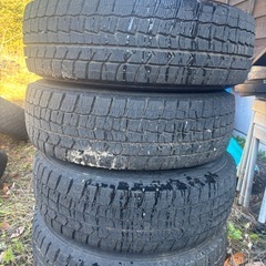 日産ノート純正ホイール+8分山スタッドレスの画像