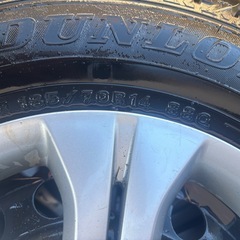 日産ノート純正ホイール+8分山スタッドレスの画像