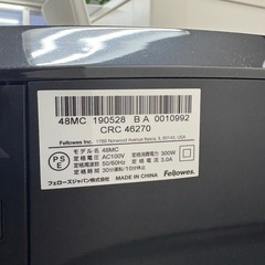 シュレッダー　Fellowesの画像