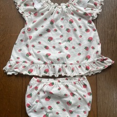 70cm いちご柄パジャマの画像
