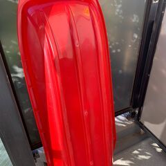 【お譲り先決まりました】大きめソリ（赤・長さ約120ｃｍ）差し上げますの画像