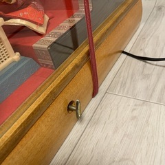 ❤️早く取りに来れる方❤️美品　オルゴール　ぼんぼり点灯ガラスケース入り雛人形ひな祭り　箱ありの画像