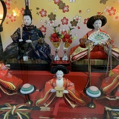 ❤️早く取りに来れる方❤️美品　オルゴール　ぼんぼり点灯ガラスケース入り雛人形ひな祭り　箱ありの画像