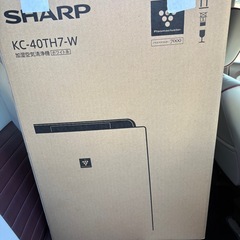 SHARP 空気清浄機‼️KC-40TH-7加湿、プラズマクラスター、2ヵ月使用、美品、箱入り‼️ の画像