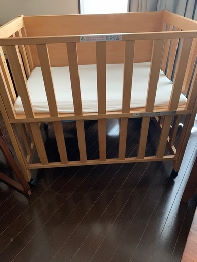 ベビーベッド_スリーピー_5way_石崎家具_マットレスなど一式付き