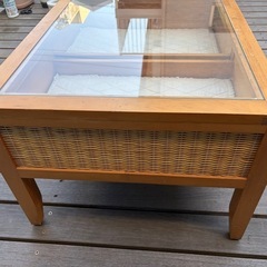 木製　ローテーブル　　の画像