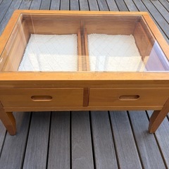 木製　ローテーブル　　の画像