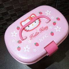 平成レトロ ハローキティ KFC かご バスケット ピンク レアグッズ 札幌市 東区 新道東店の画像