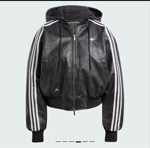 adidas☆ ADILENIUM ビンテージ フェイクレザージャケット