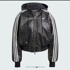 adidas★ ADILENIUM ビンテージ フェイクレザージャケットの画像