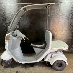 ★支払総額5.5万円★関東圏内即日配送可能！ 全車走行テスト済みです！ ホンダ ジャイロ 白 TA02 ワイパーウォッシャーOK！ 2ストのためオイル注ぎ足すだけ！ 外観良好！ 通勤、通学に♪の画像