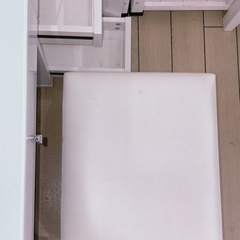 ドレッサー/化粧台/ホワイト×ガラスの画像