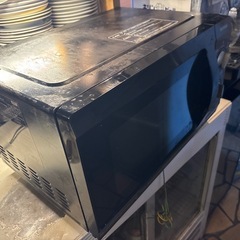  【無料・ジャンク品】アイリスオーヤマ 電子レンジ（50Hz専用）フラットタイプの画像