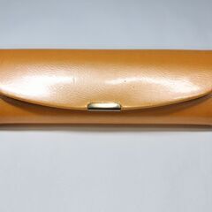 メガネケース女性用(新感覚イエローメタリック調)￥950の画像