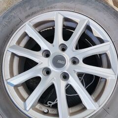 スタッドレス用に ブリヂストン15インチ5穴アルミホイールの画像