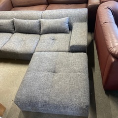 カウチローソファ　グレーの画像