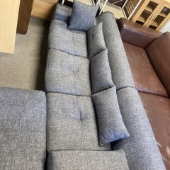 カウチローソファ　グレーの画像
