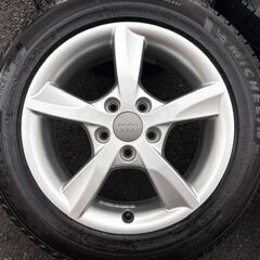 美品 スタッドレスセット アウディA3 純正　205/55R16　ミシュランの画像