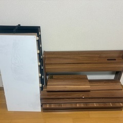 【引取限定(2階)】収納付きベッド台1980(2090)×970×265(650)の画像