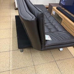 【リユースマン倉敷】ソファベッド レザーブラック の画像