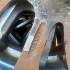 バリ山　アルミホイールセットの画像